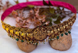 Premium Antique Lakshmi Peacock Hip Belt