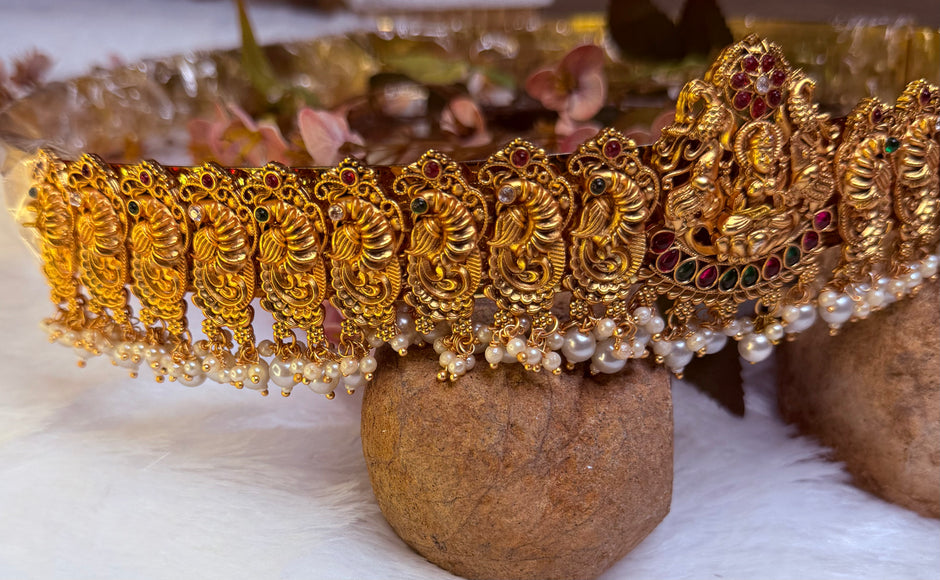 Lakshmi Antique Gold Vaddanam