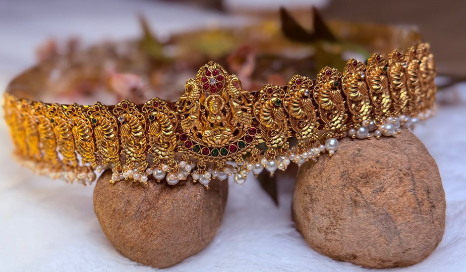 Lakshmi Antique Gold Vaddanam