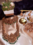 Grand Lakshmi Peacock Temple Jewellery Set