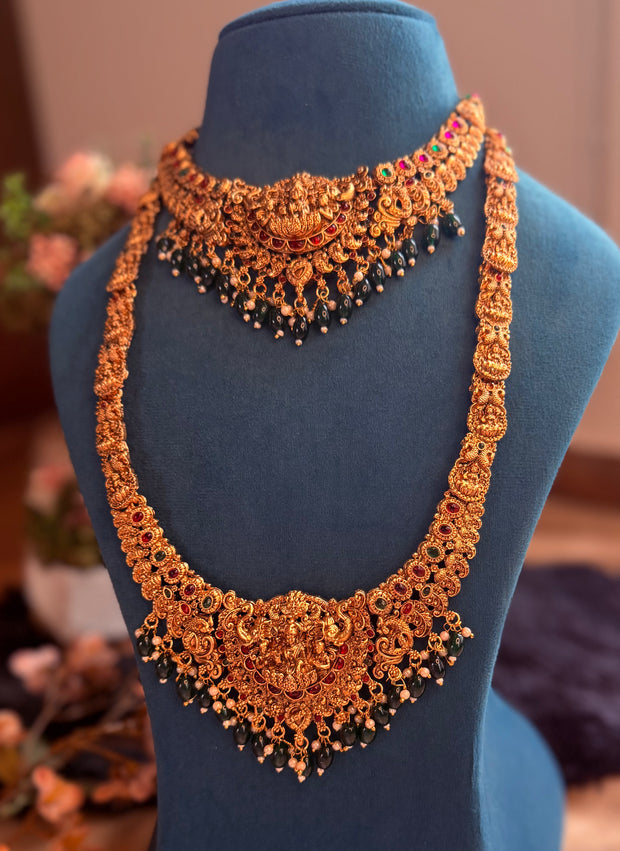 Grand Lakshmi Temple Jewellery Set