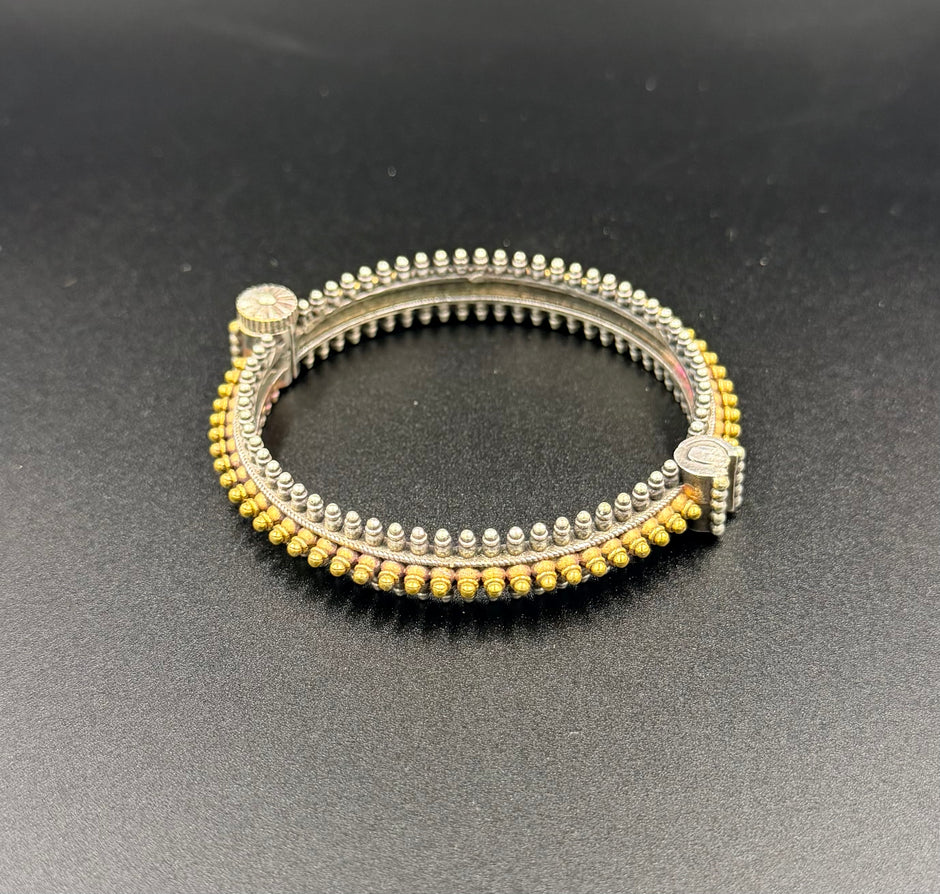 German Silver Screw-Type Kada Bangle