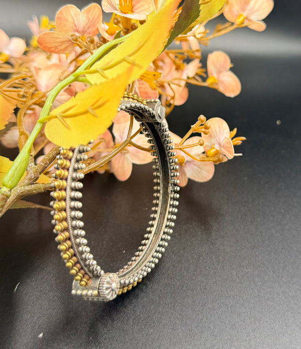 German Silver Screw-Type Kada Bangle