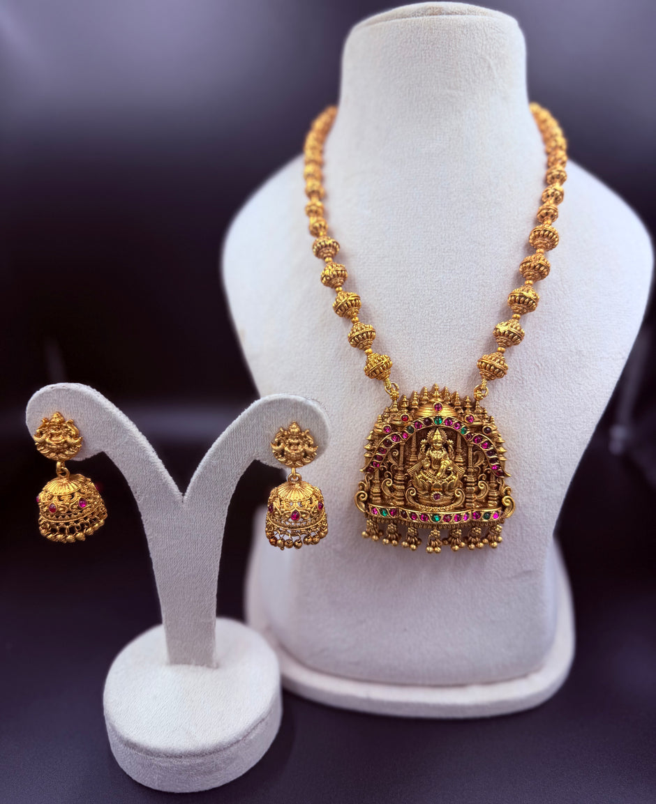 Antique Beaded Lakshmi Set