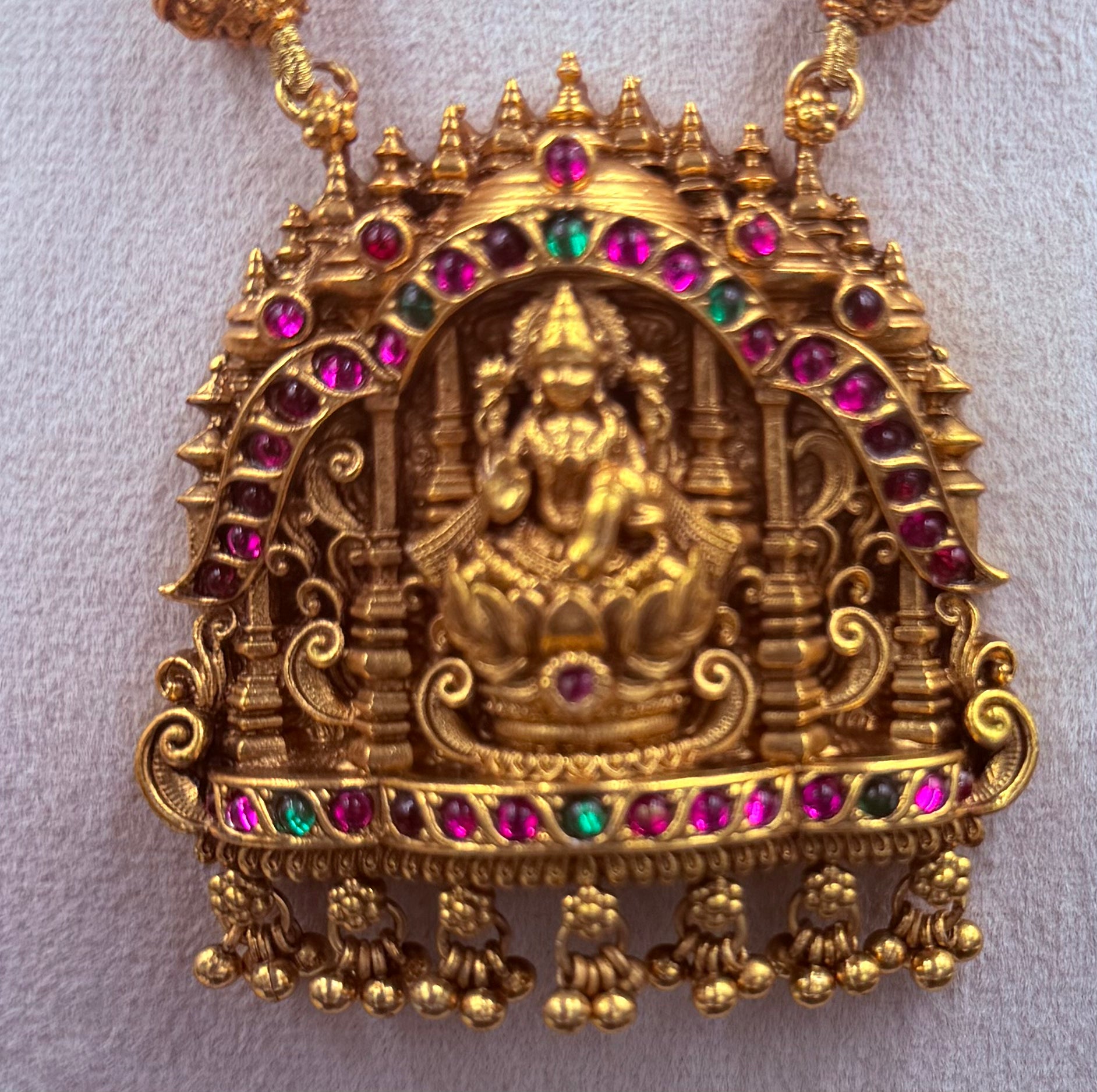 Antique Beaded Lakshmi Set