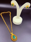 Emerald Drop Antique Chain