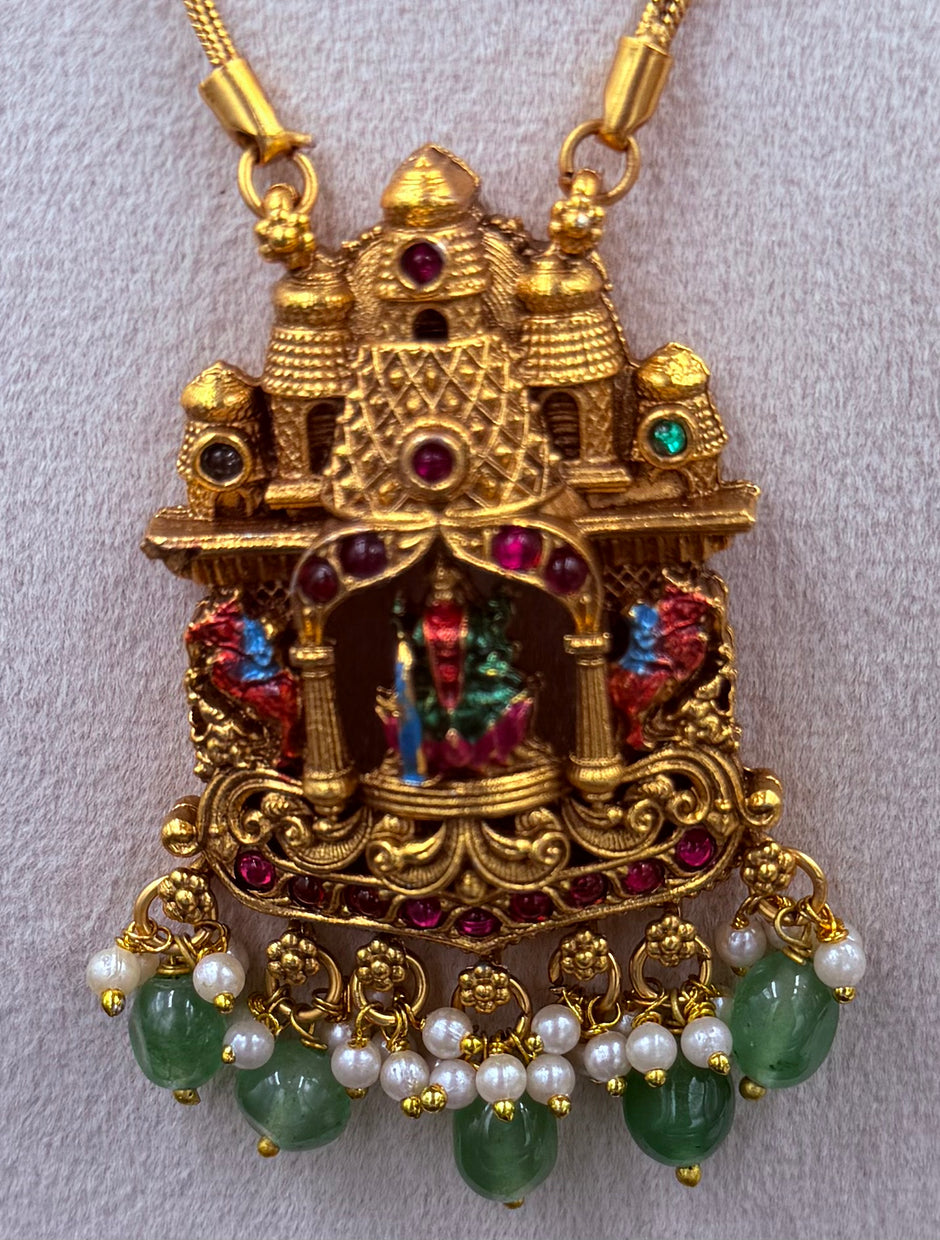 Antique Godess Idol Neck Set