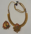 Antique Temple Jewellery Convertible Necklace Set