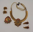 Antique Temple Jewellery Convertible Necklace Set