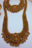 Premium Antique Gold Lakshmi Bridal Haram Set