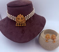 Divine Lakshmi Pearl Choker Set