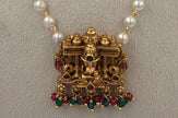 Antique Temple Pearl Necklace Set