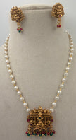 Antique Temple Pearl Necklace Set