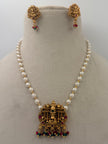 Antique Temple Pearl Necklace Set