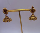 Antique Gold Ruby Kundan Beaded Choker Set