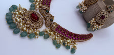 Royal Victorian Ruby and Emerald Necklace Set