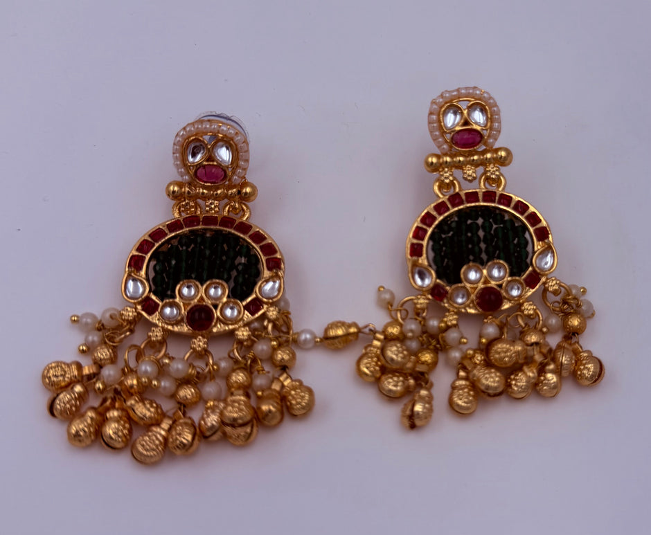 Maharani Pearl Kundan Necklace Set