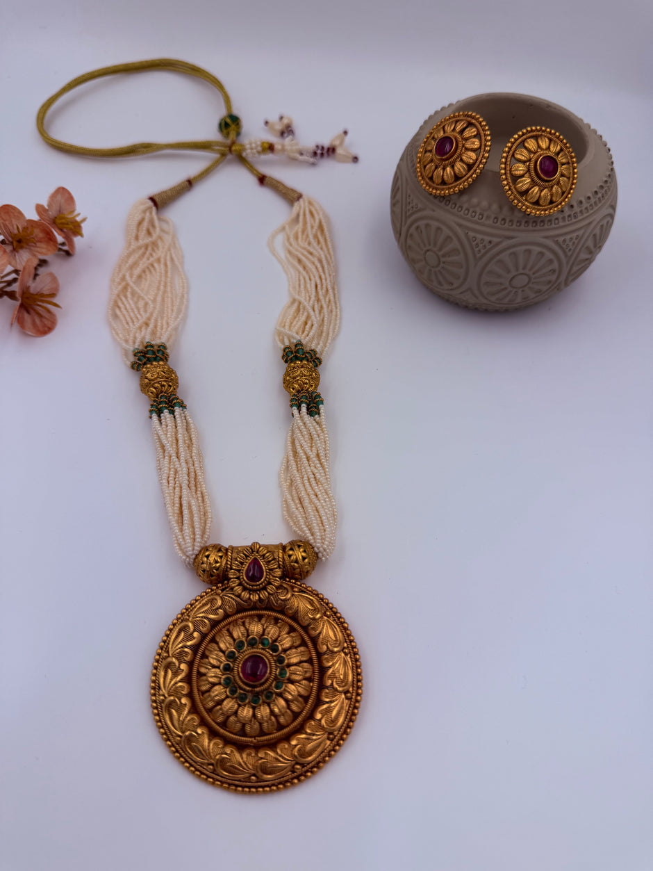 Antique Coin Pendent Necklace