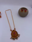 Pearl Beaded Traditional Pendent Set