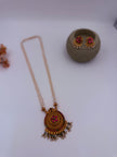 Pearl Beaded Traditional Pendent Set