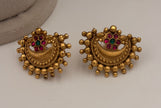Antique Gold Lakshmi Pendant Necklace Set