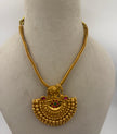 Antique Gold Lakshmi Pendant Necklace Set