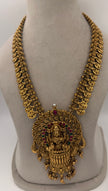 Antique Gold Lakshmi Coin Haram Set