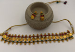Antique Gold Double Layer Coin Choker