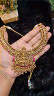 Mahalakshmi Jadau Kundan Temple Set