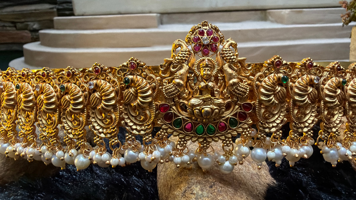 Lakshmi Antique Gold Vaddanam