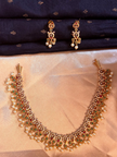 Elegant Ruby Emerald Kundan Necklace Set