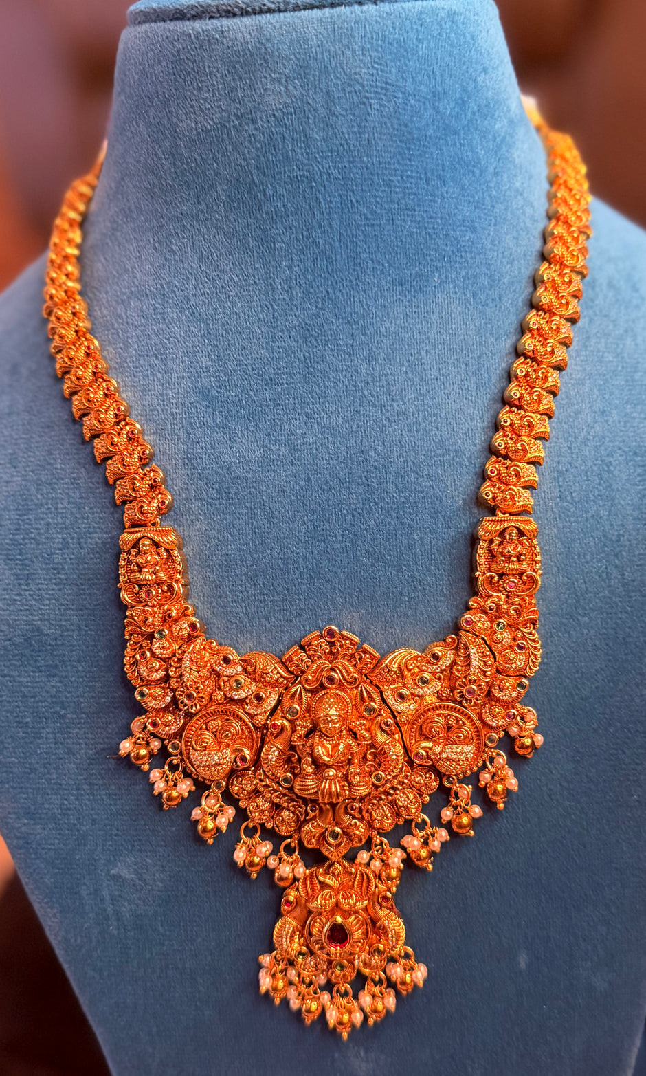 Royal Temple Nakashi Bridal Jewellery Set