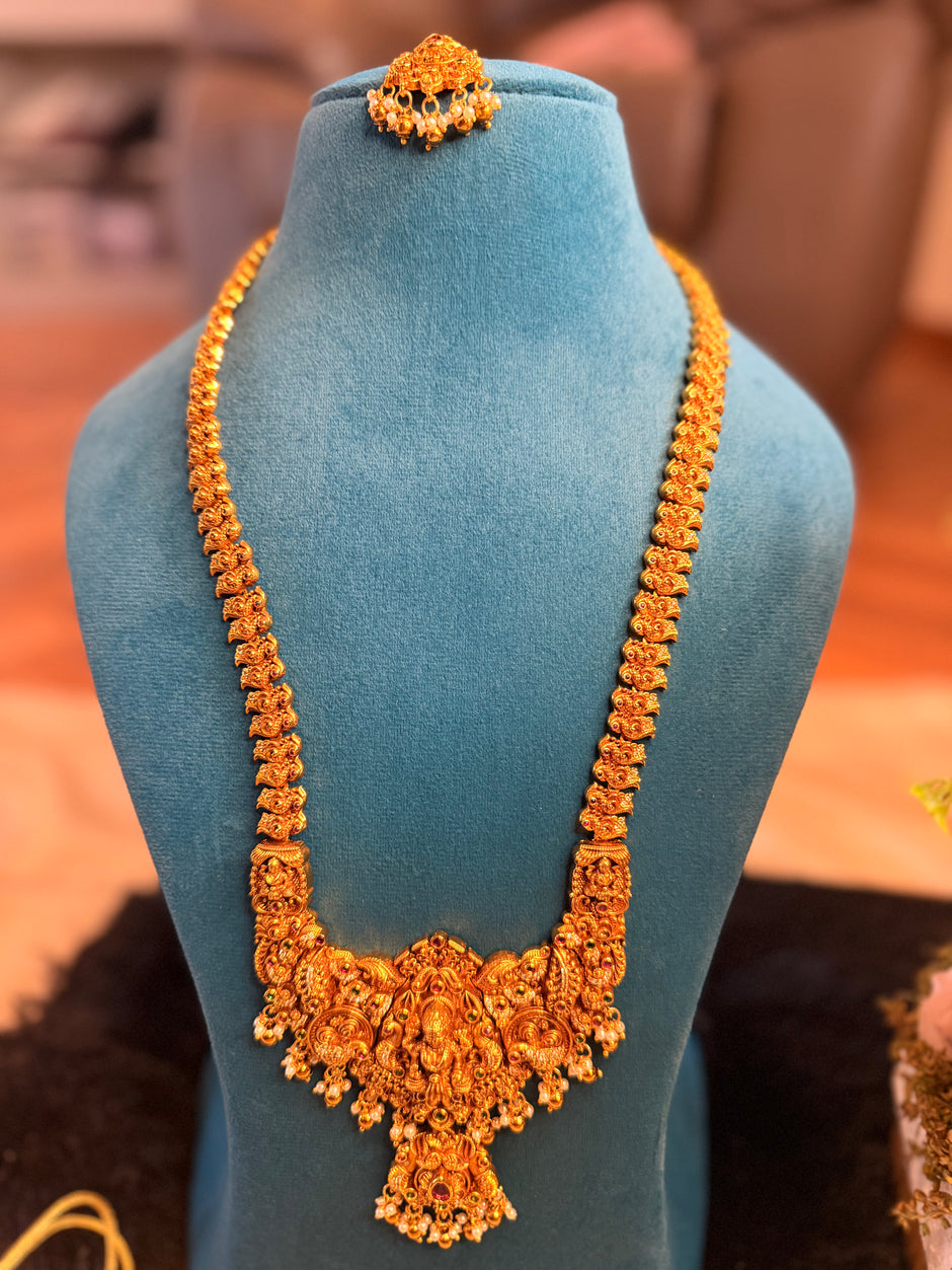 Royal Temple Nakashi Bridal Jewellery Set