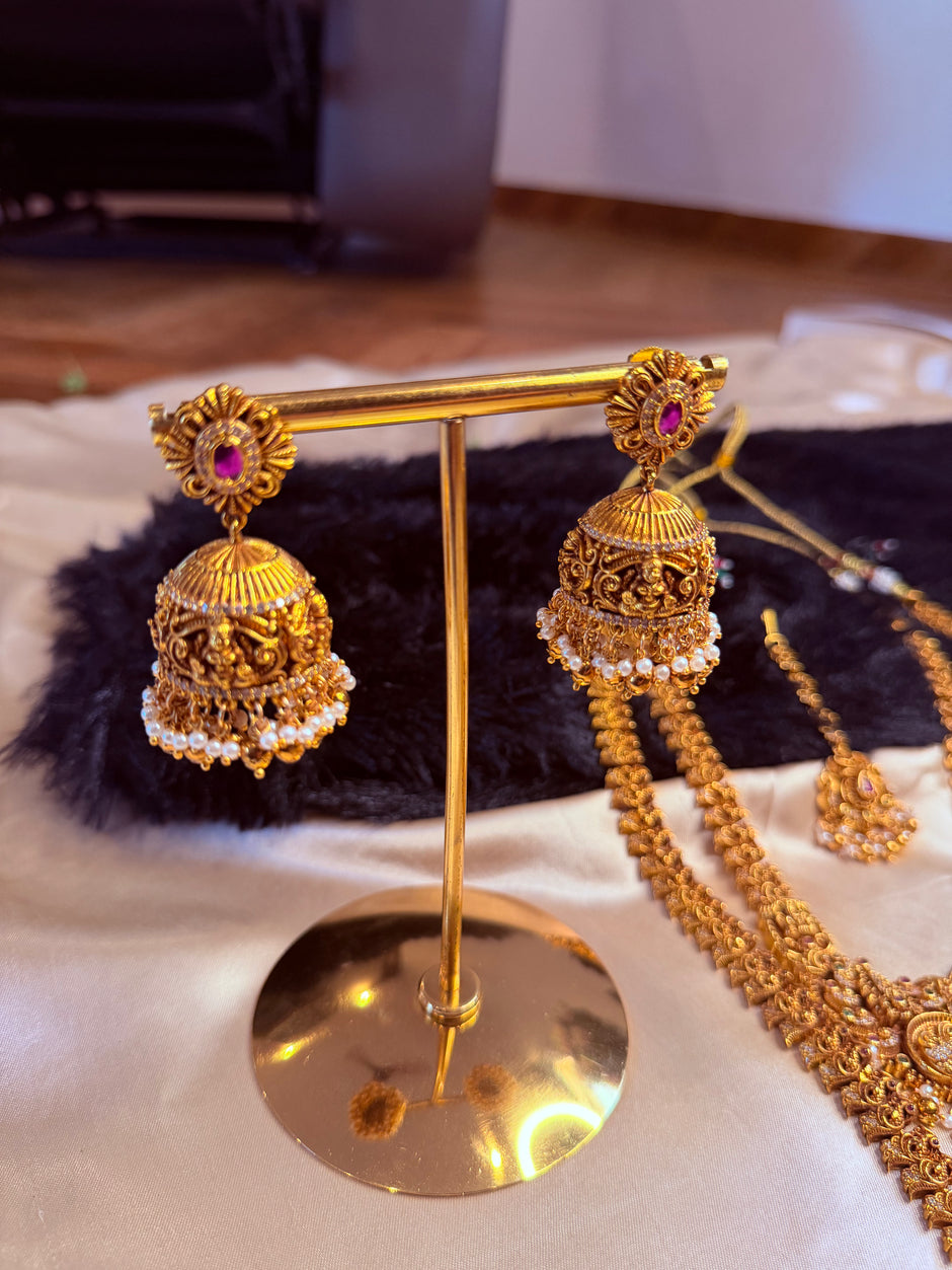 Royal Temple Nakashi Bridal Jewellery Set