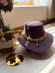Antique Gold Kundan Necklace Set with Matching Jhumka Earrings