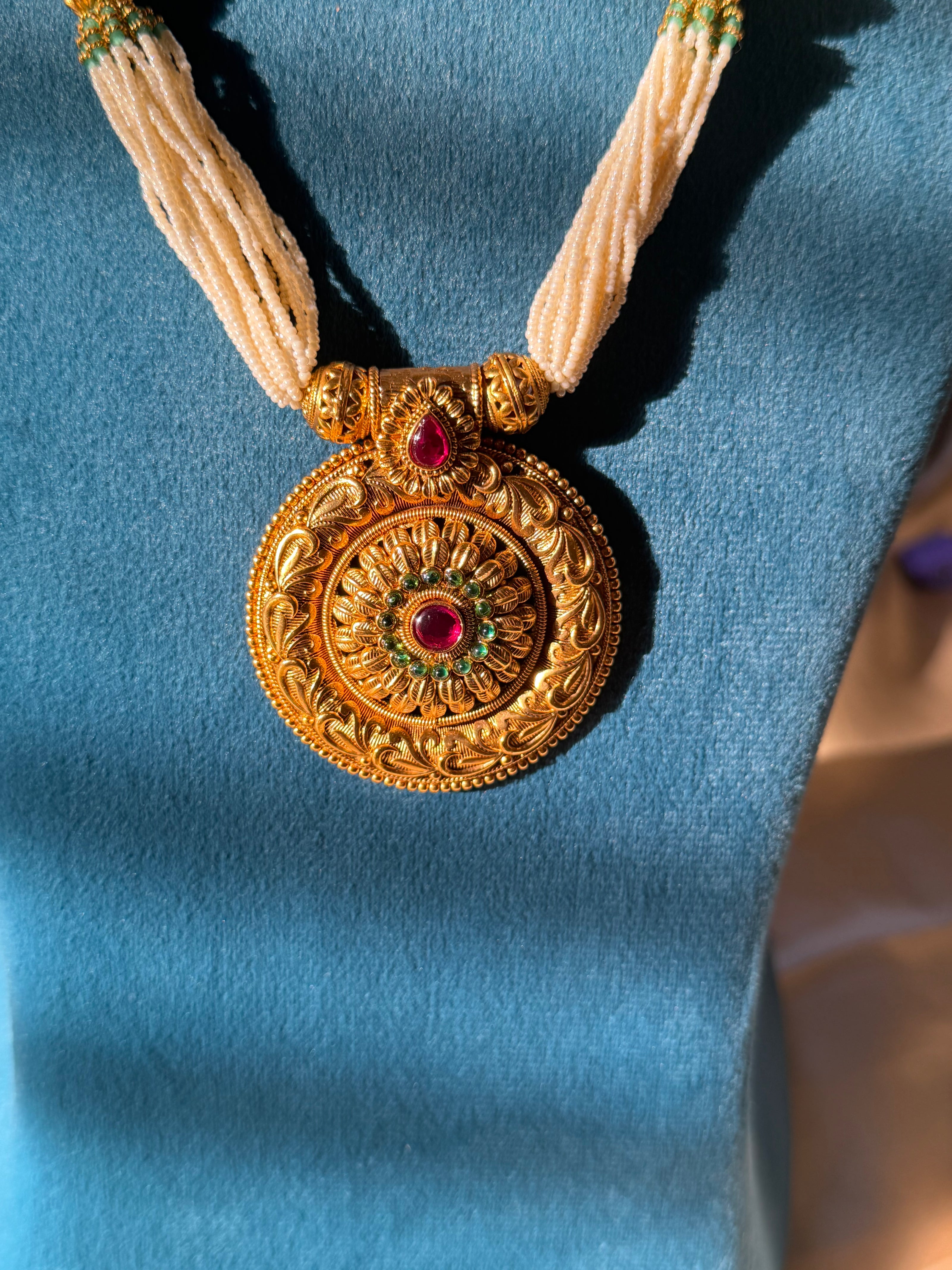 Antique Coin Pendent Necklace