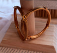 Elegant Ruby Chevron Bangles