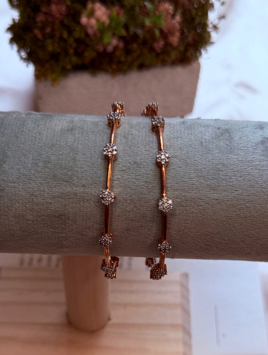 Premium Diamond Replica Minimalist Bangles