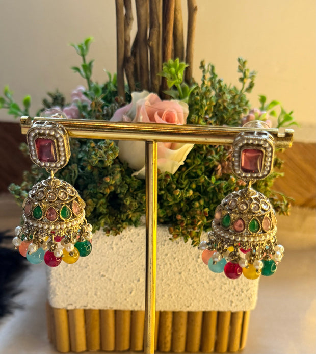Elegant Multi Colour Jhumka