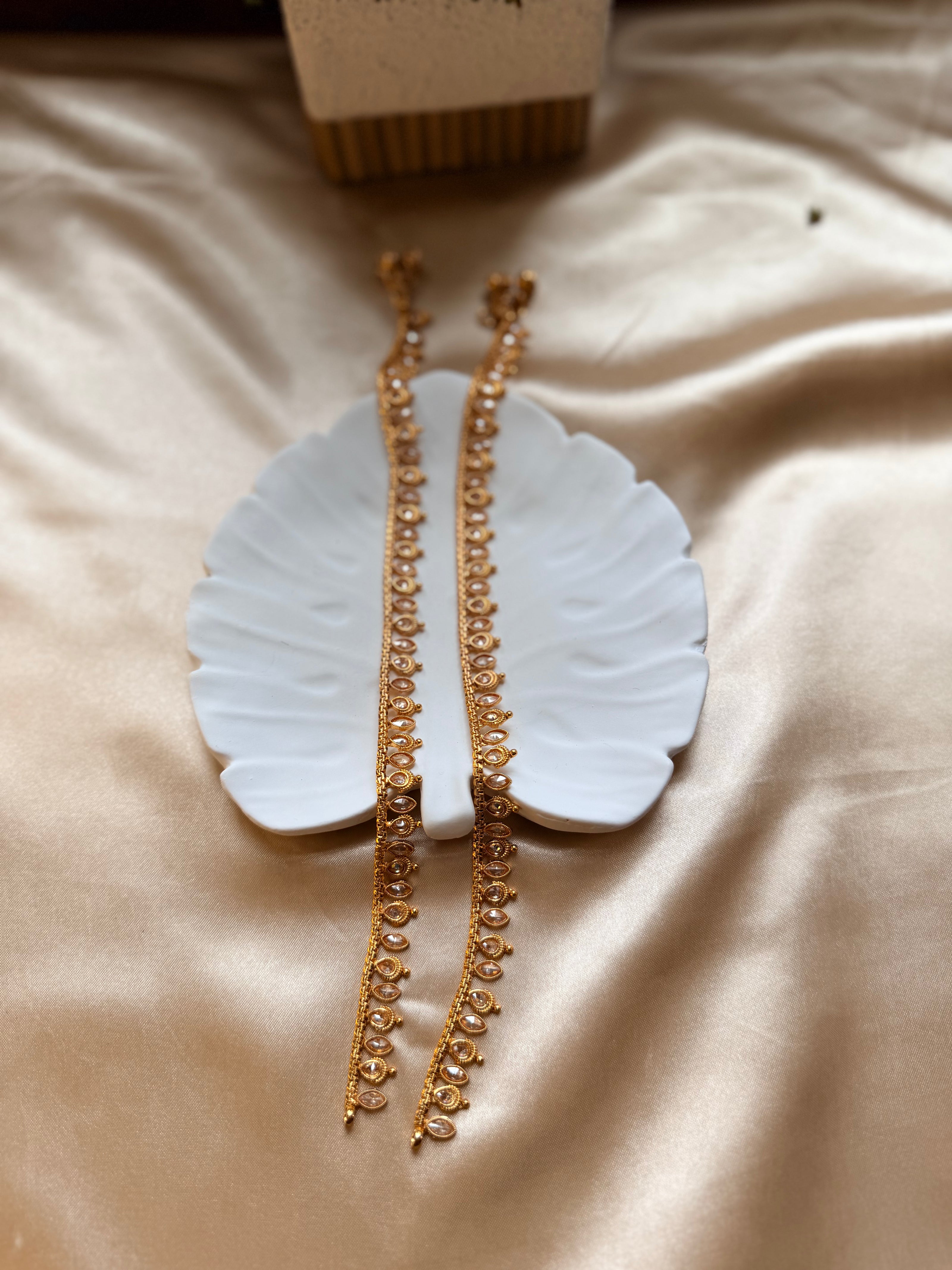 Timeless Stone Work Anklet