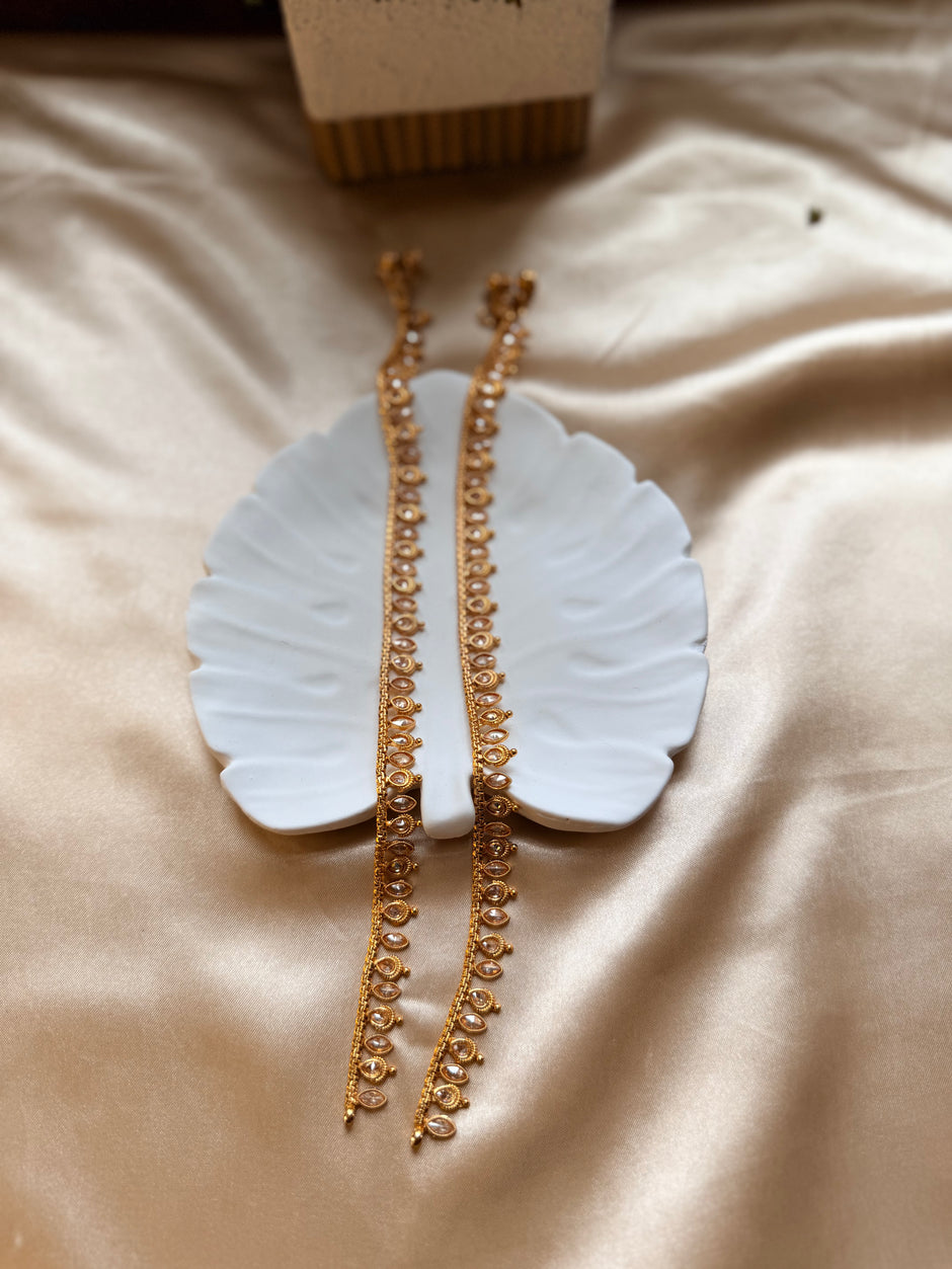 Timeless Stone Work Anklet