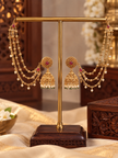 Royal Mattal Jhumka Earrings